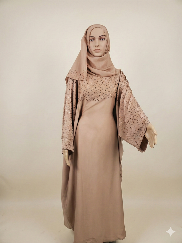 Bariq Butterfly Abaya — alternate view