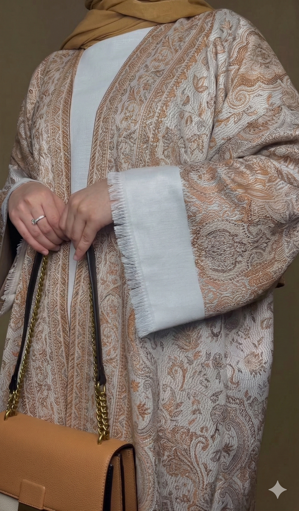 Pashmina Abaya Golden Brown — alternate view