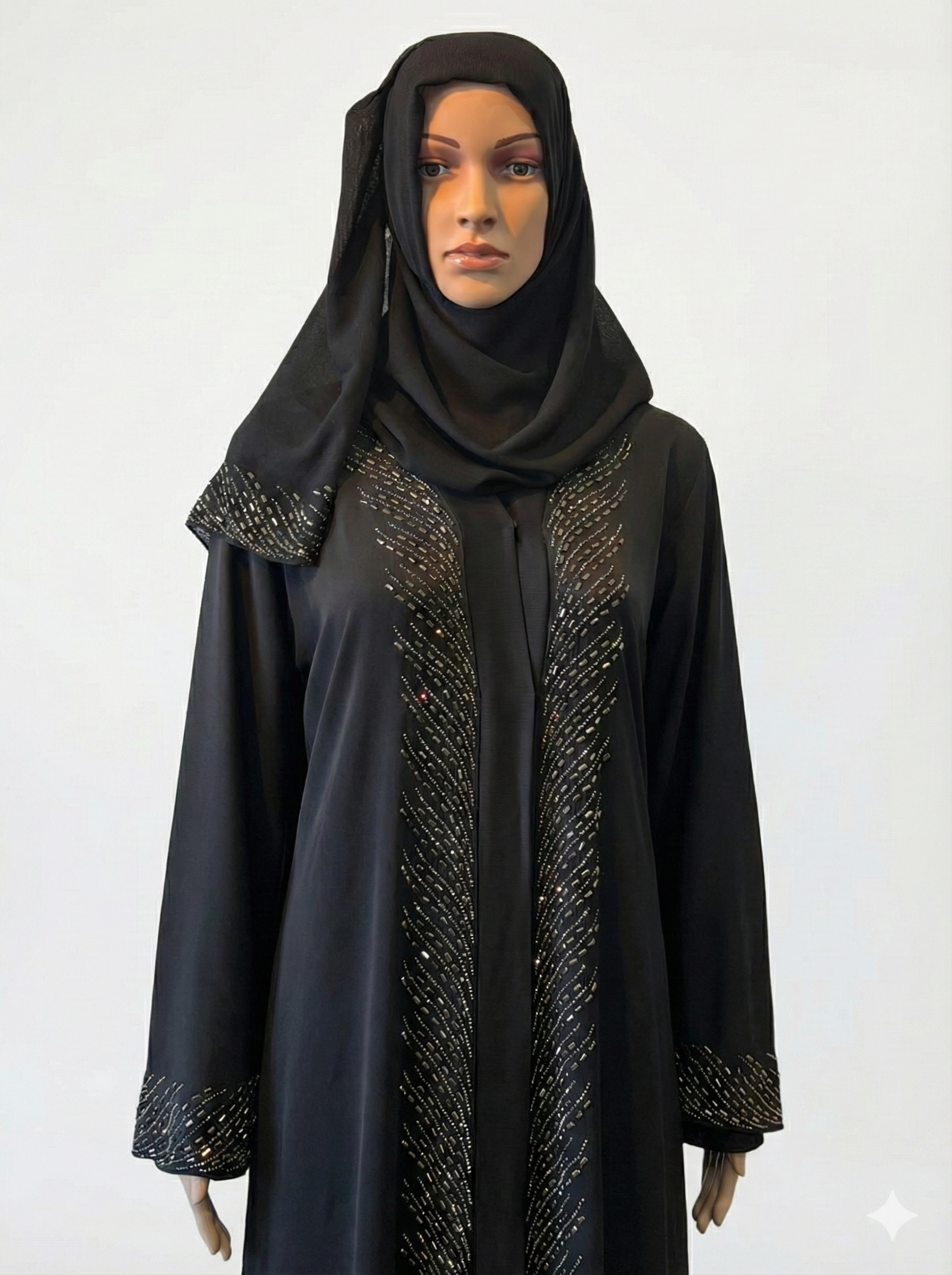 Inara  Black Frock Abaya