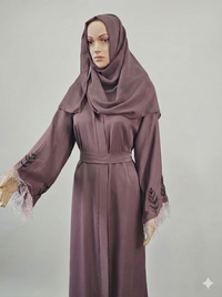Lina Purple Abaya