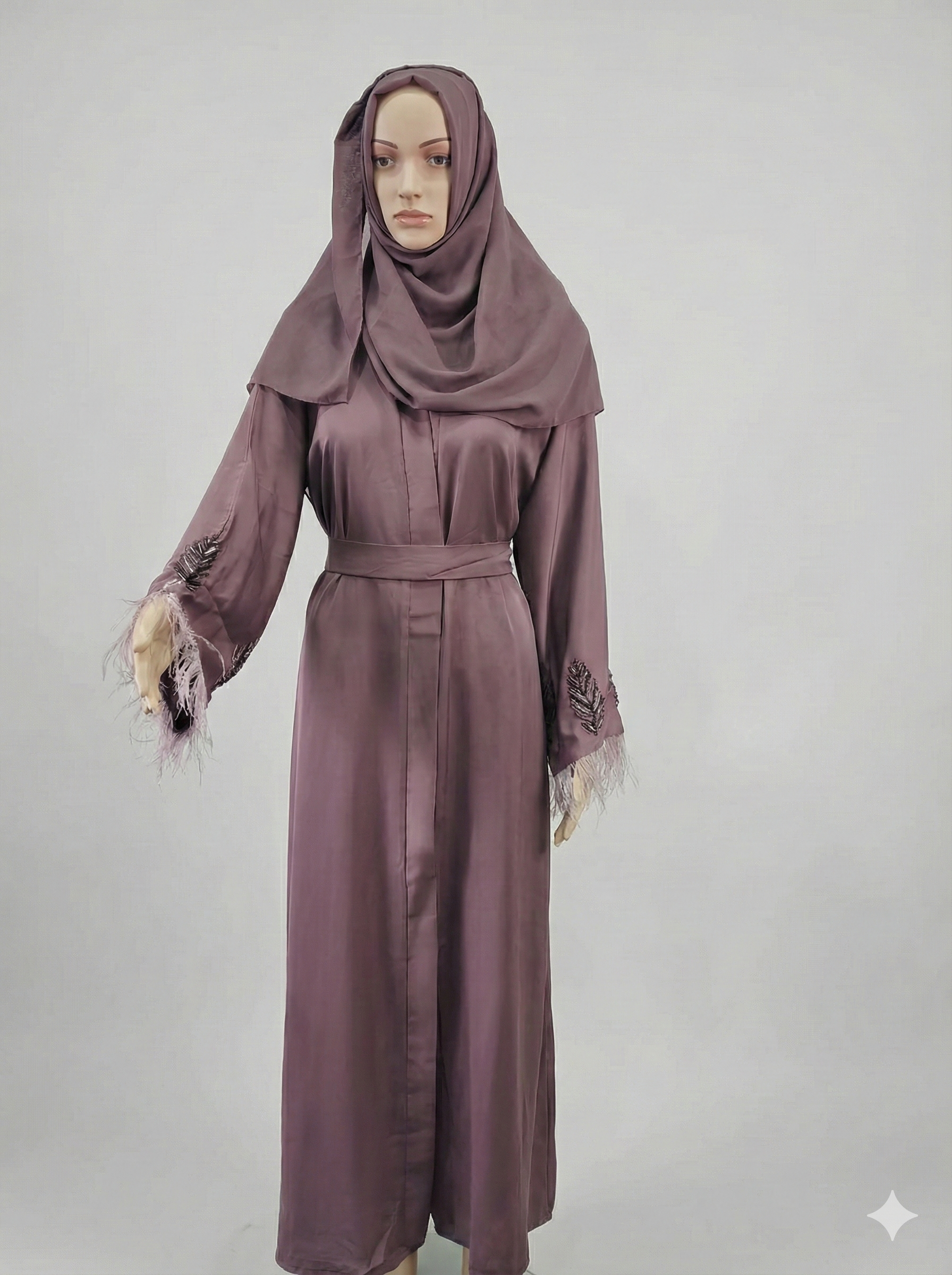 Lina Purple Abaya