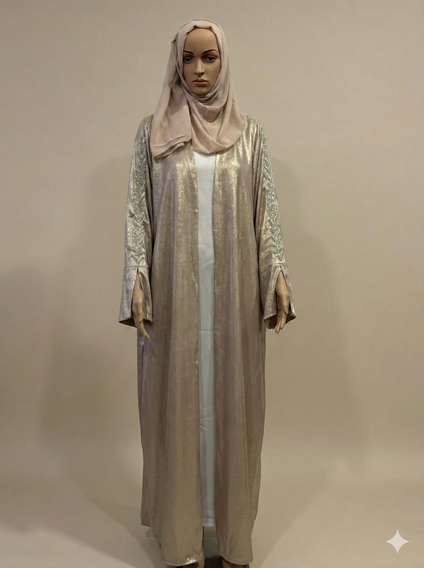 Muneera Golden Abaya