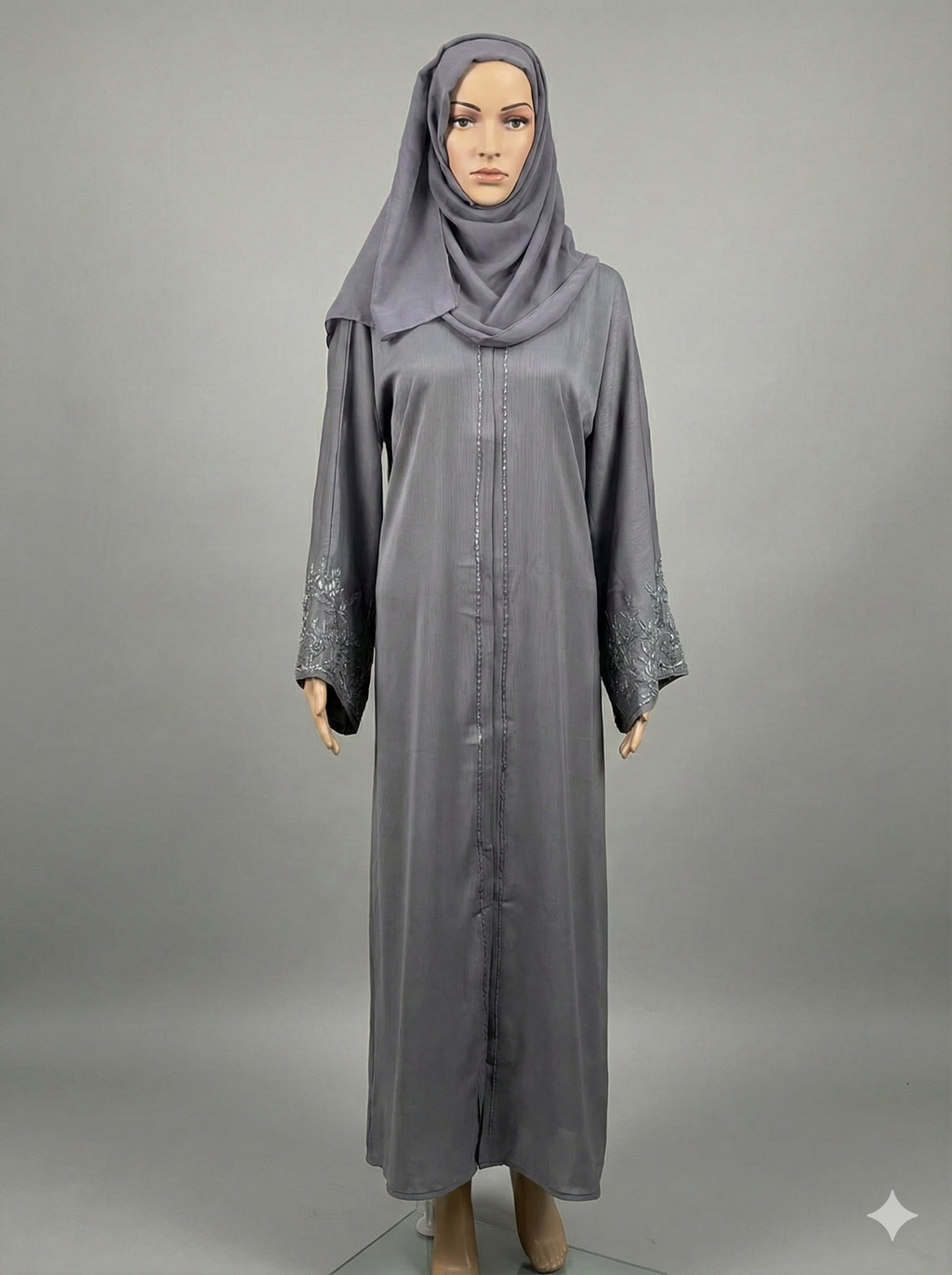 Noor Grey Abaya